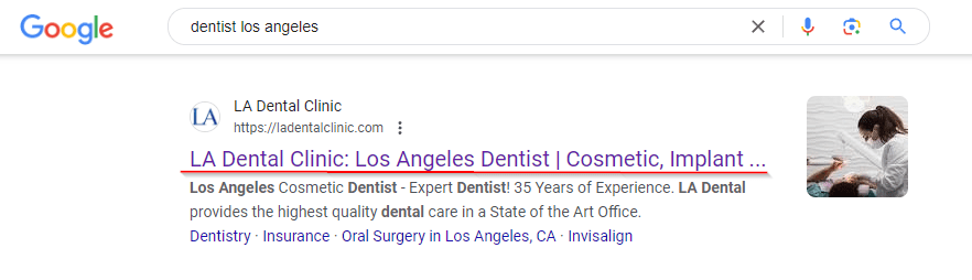dentist Los Angeles