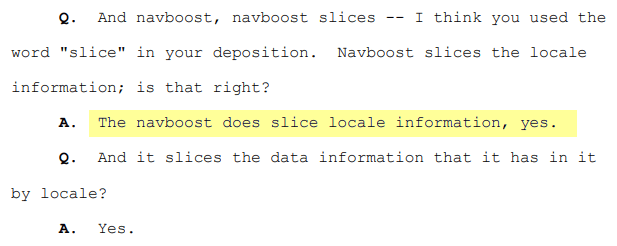 The Navboost slicing