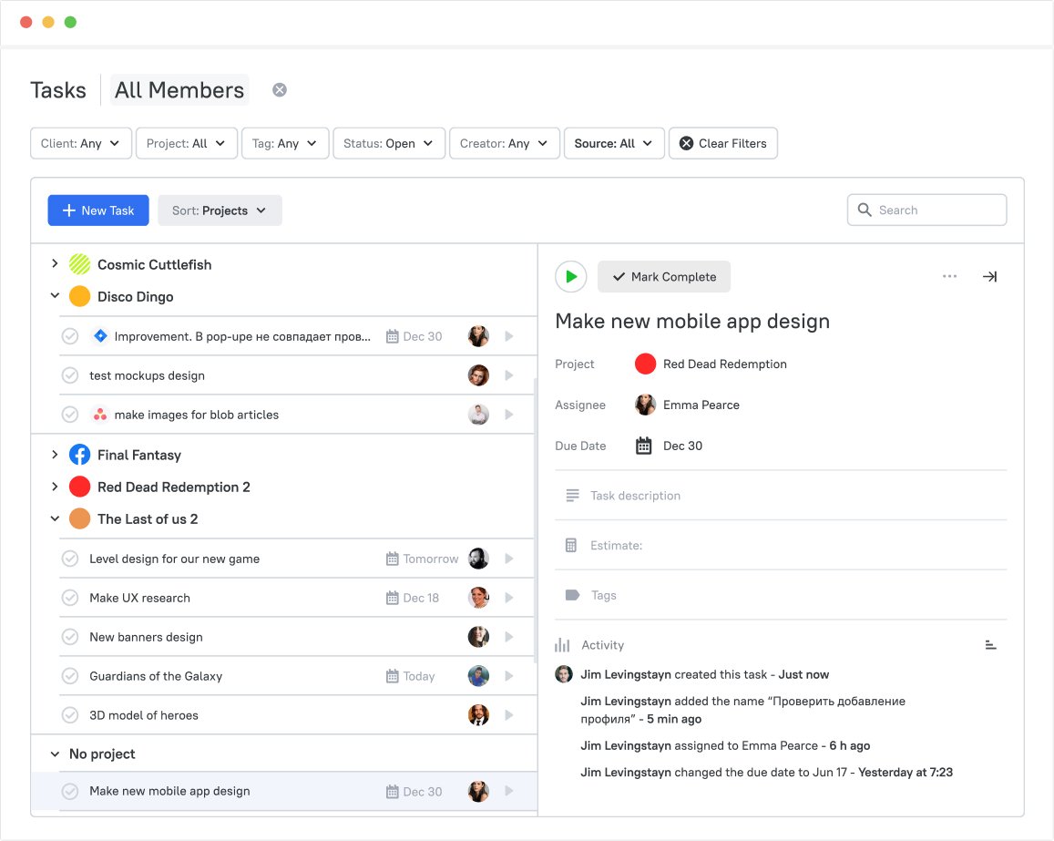 TMetric TMetric dashboard
