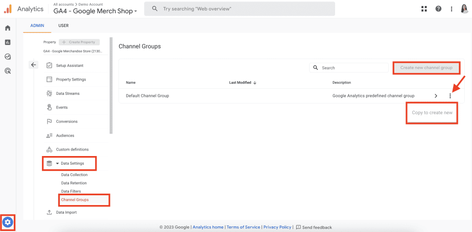 Add custom channel groups in GA4 GA4 Custom Channel Group