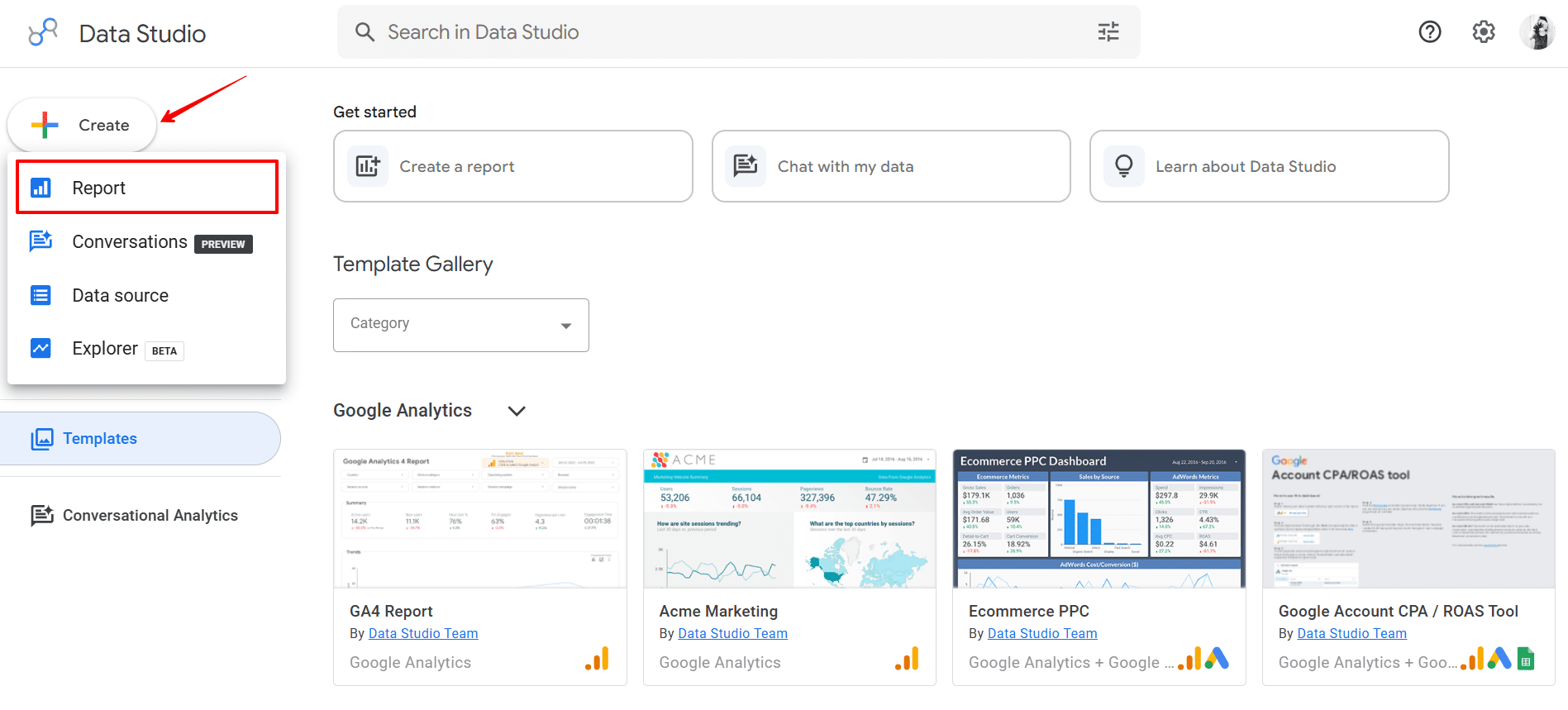 Google Data Studio