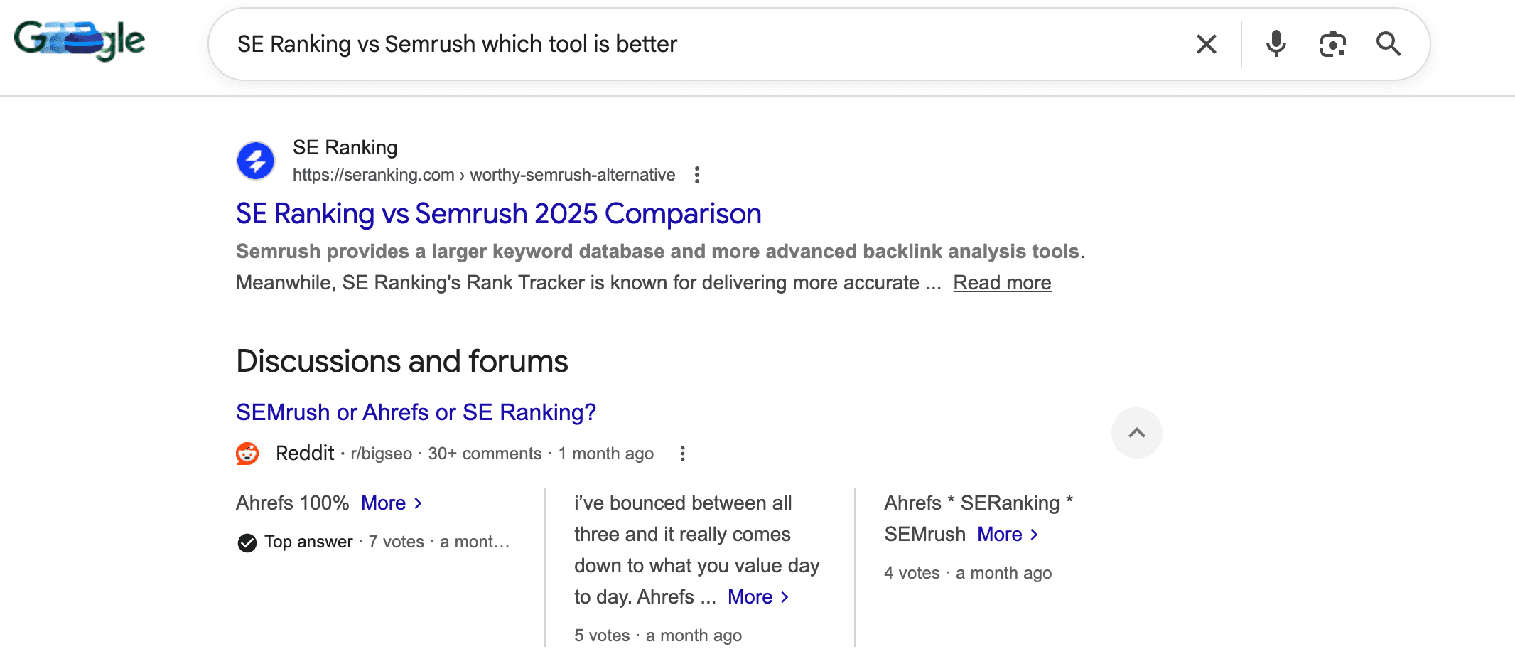 meta description for the se ranking and semrush which tool is cheaper query se ranking and semrush which tool is better query