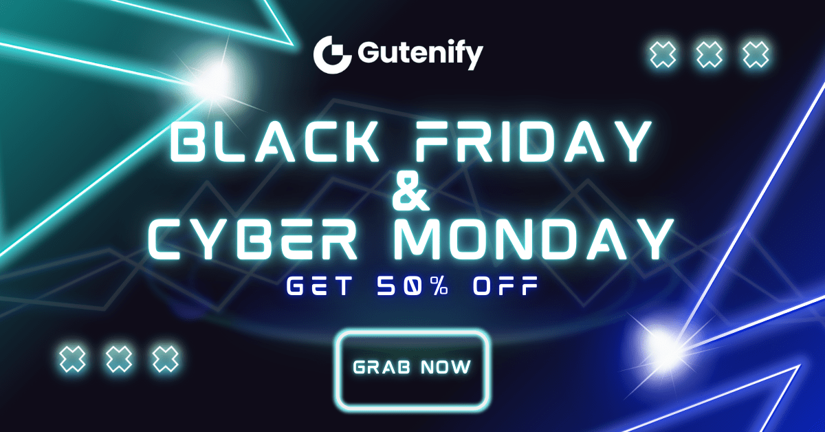 Gutenify Black Friday 2024 deal