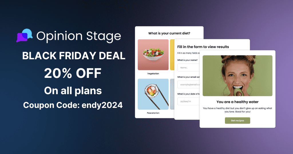 Opinion Stage Black Friday 2024 deal