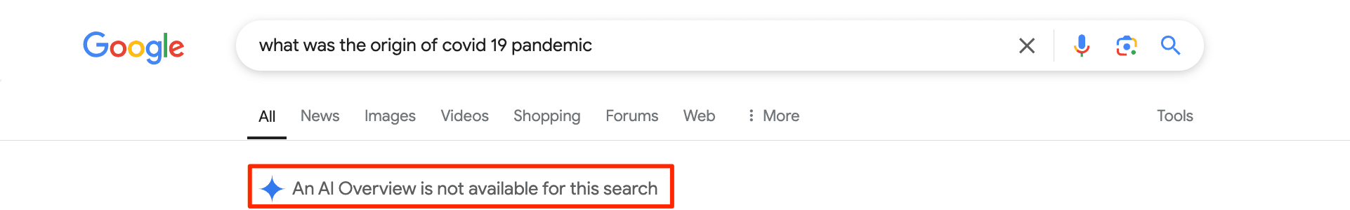 AI Overview is not available for this search