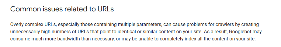 Common issues related to URLs