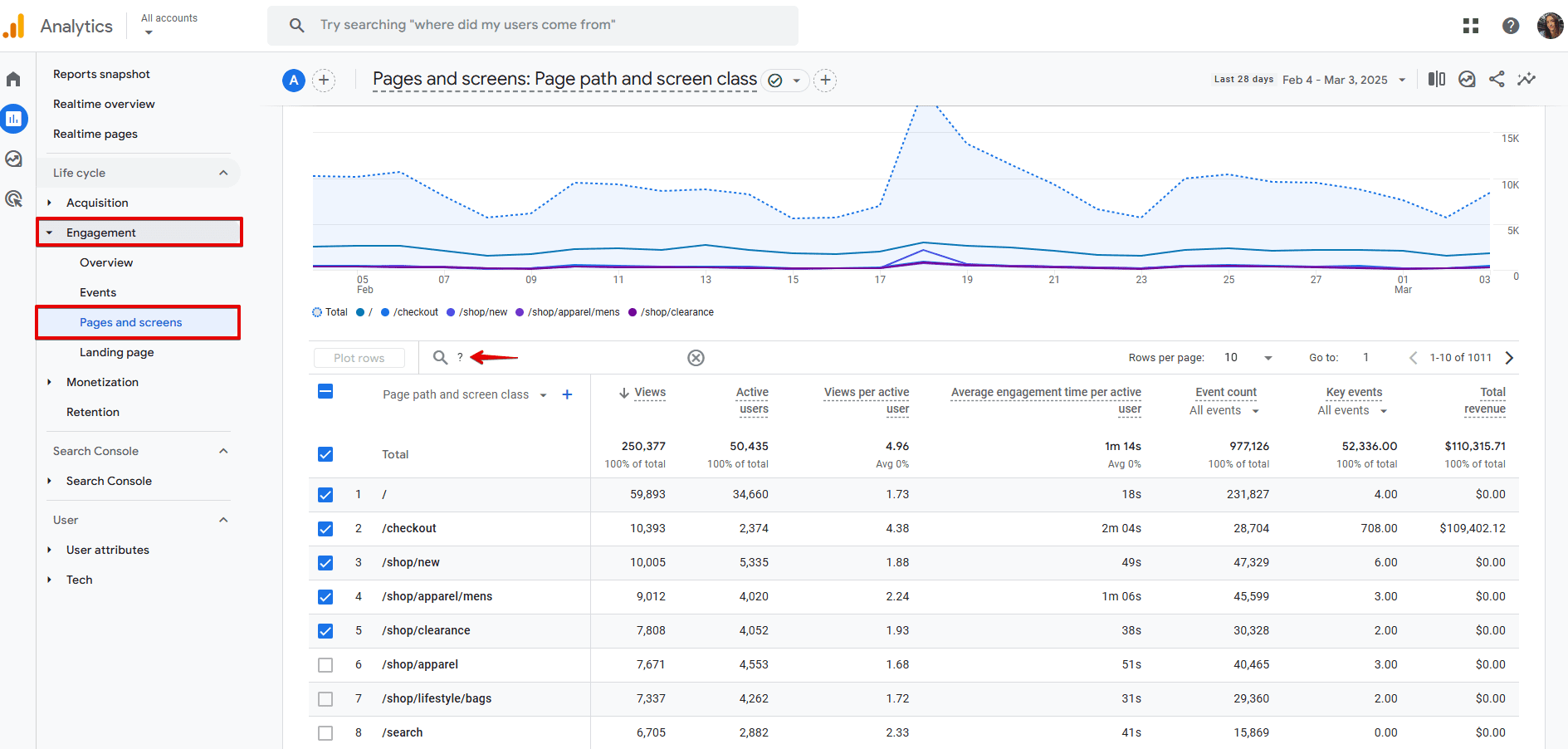 Monitoring URLs with parameters via GA4