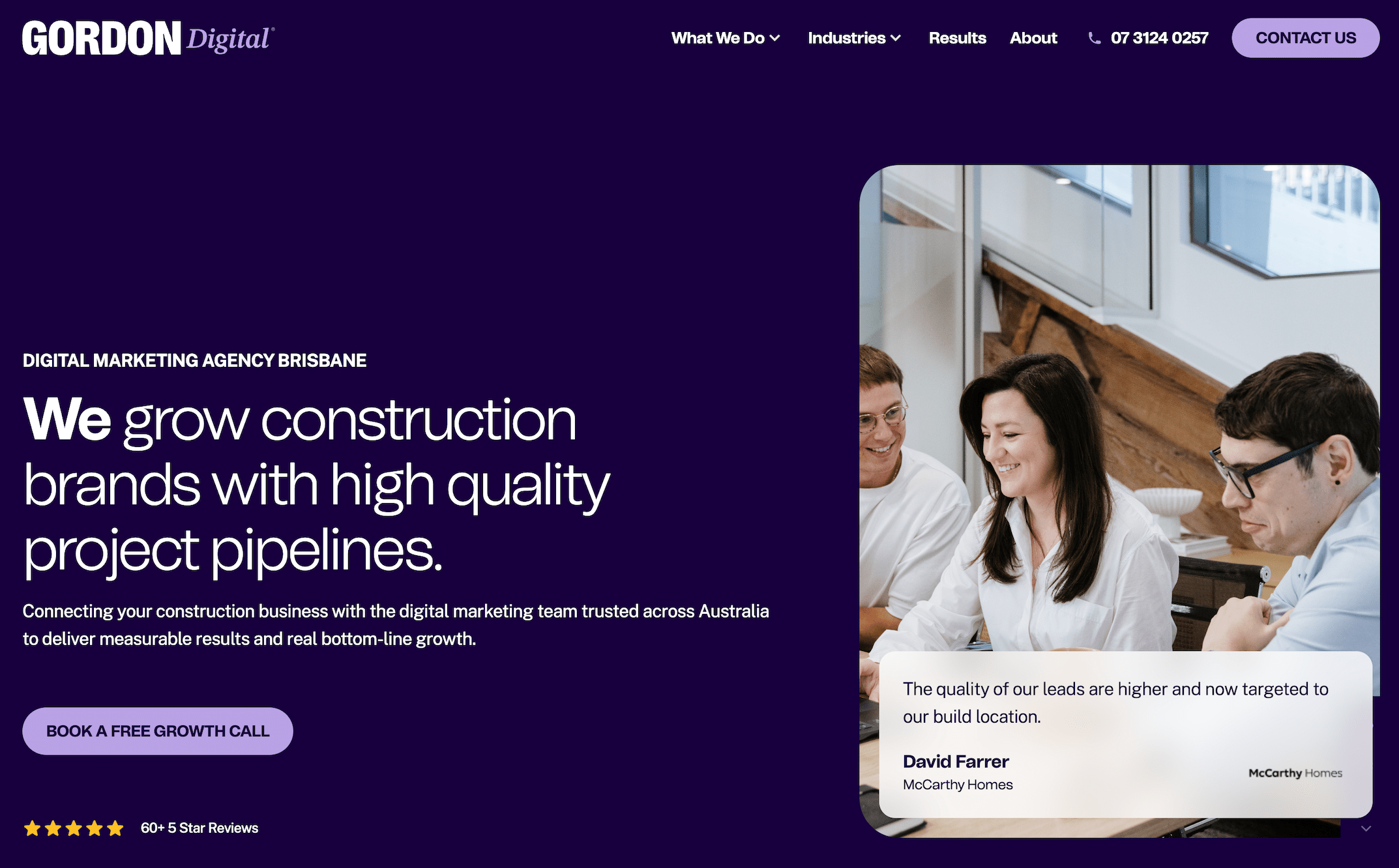 Gordon Digital website