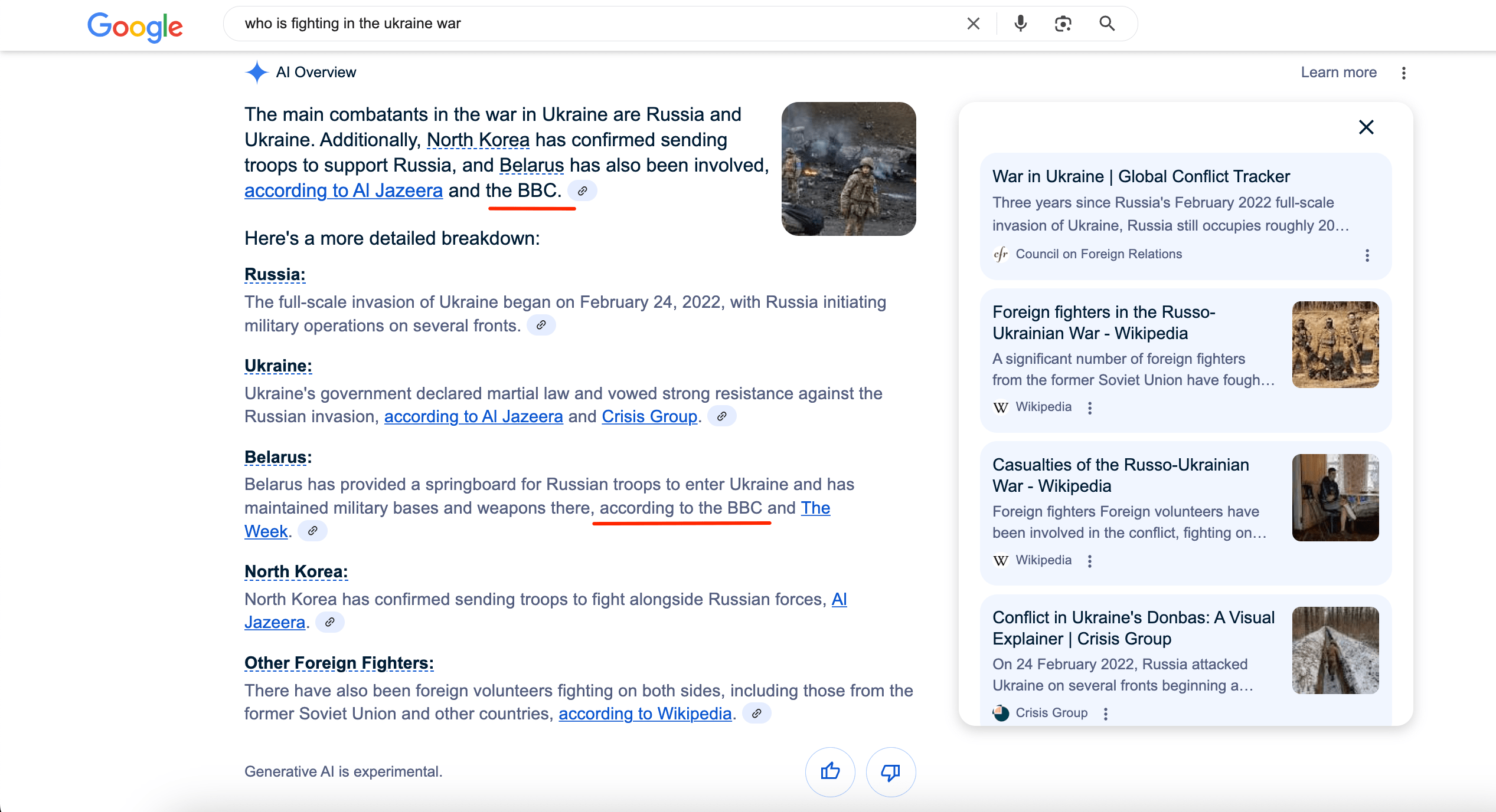 AIO on who is fighting in the Ukraine war