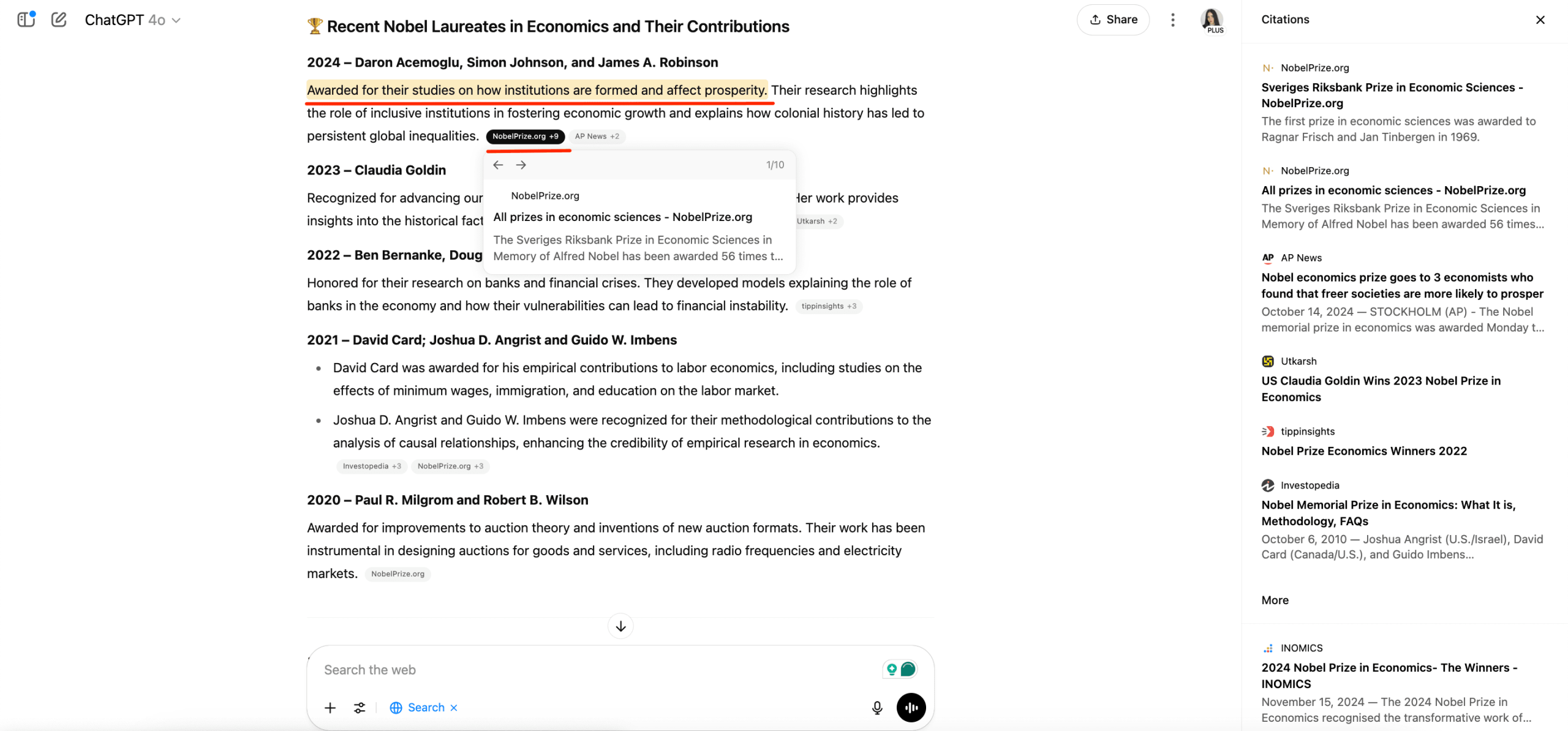 ChatGPT media citations