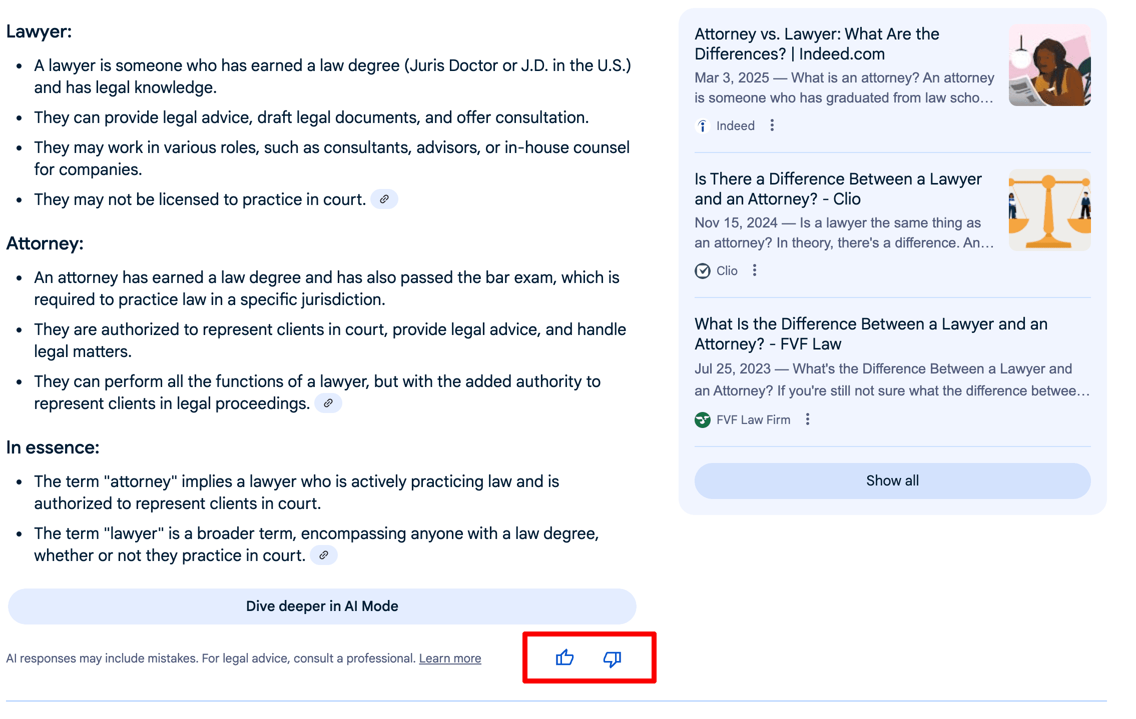 How to rate the AI generated response