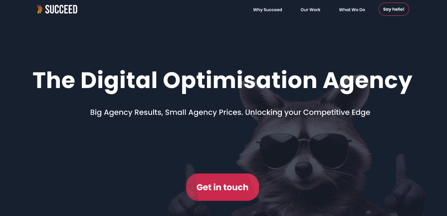 Succeed Digital website