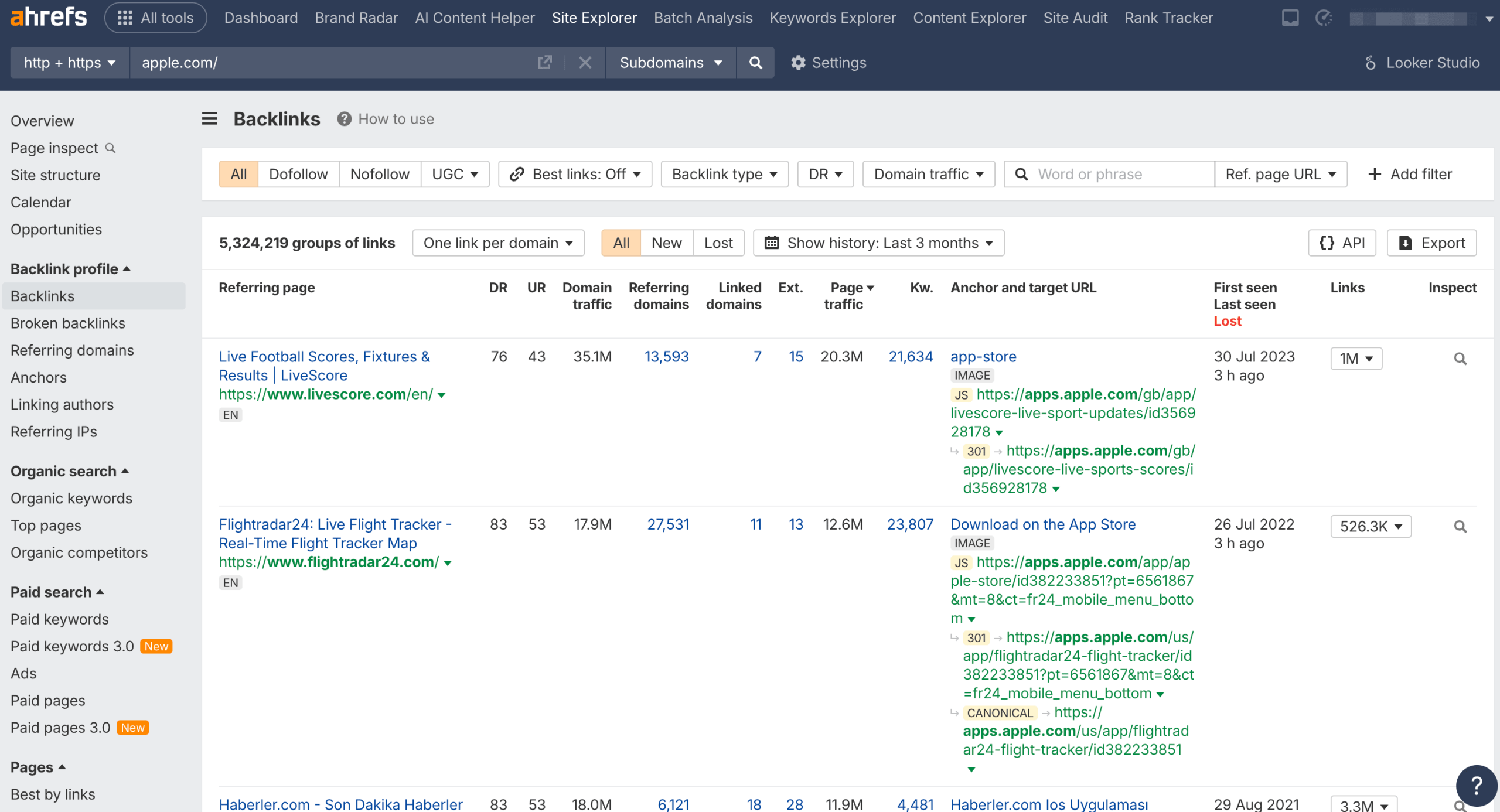 Backlink Checker by Ahrefs
