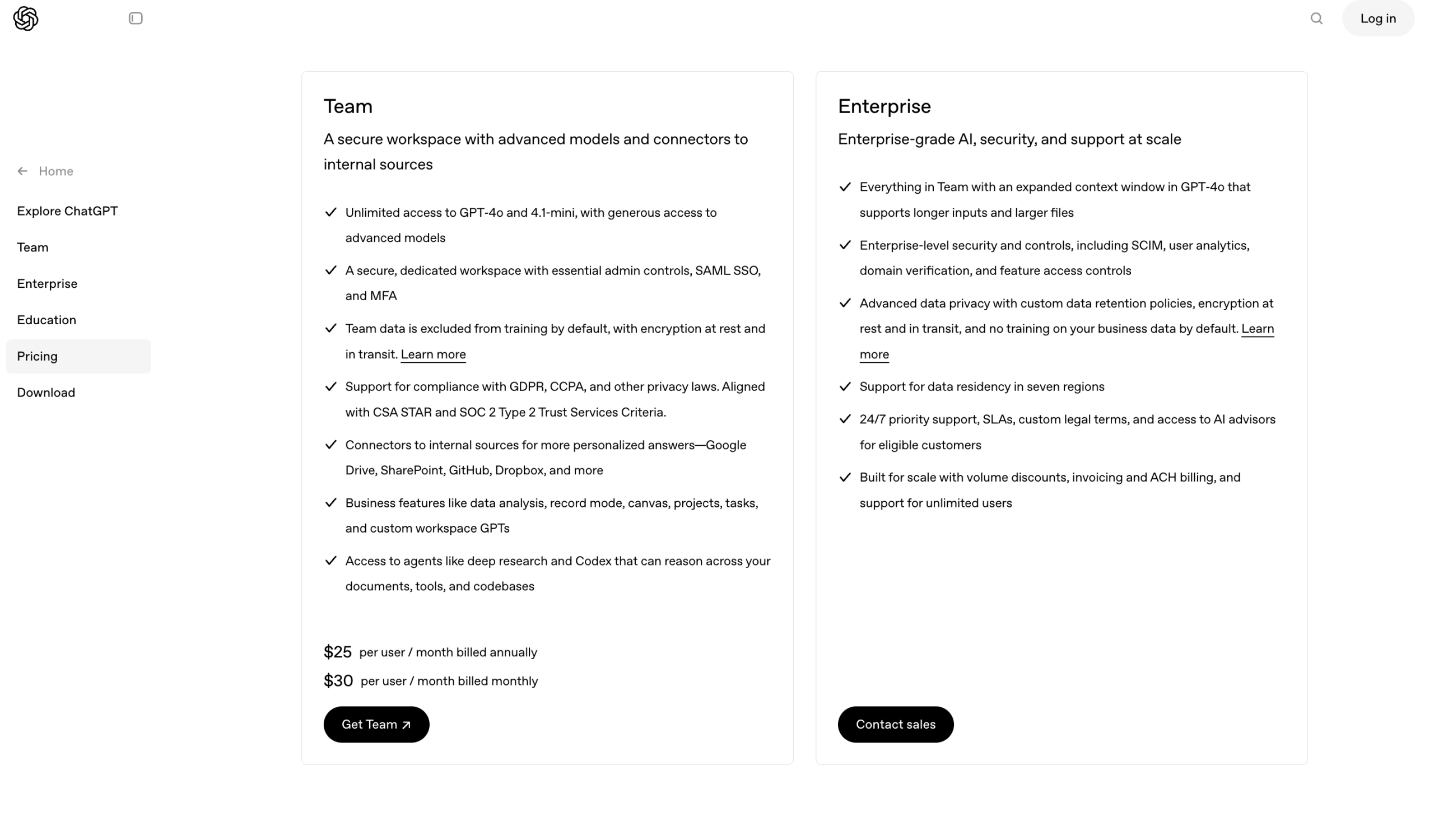 Pricing (ChatGPT)