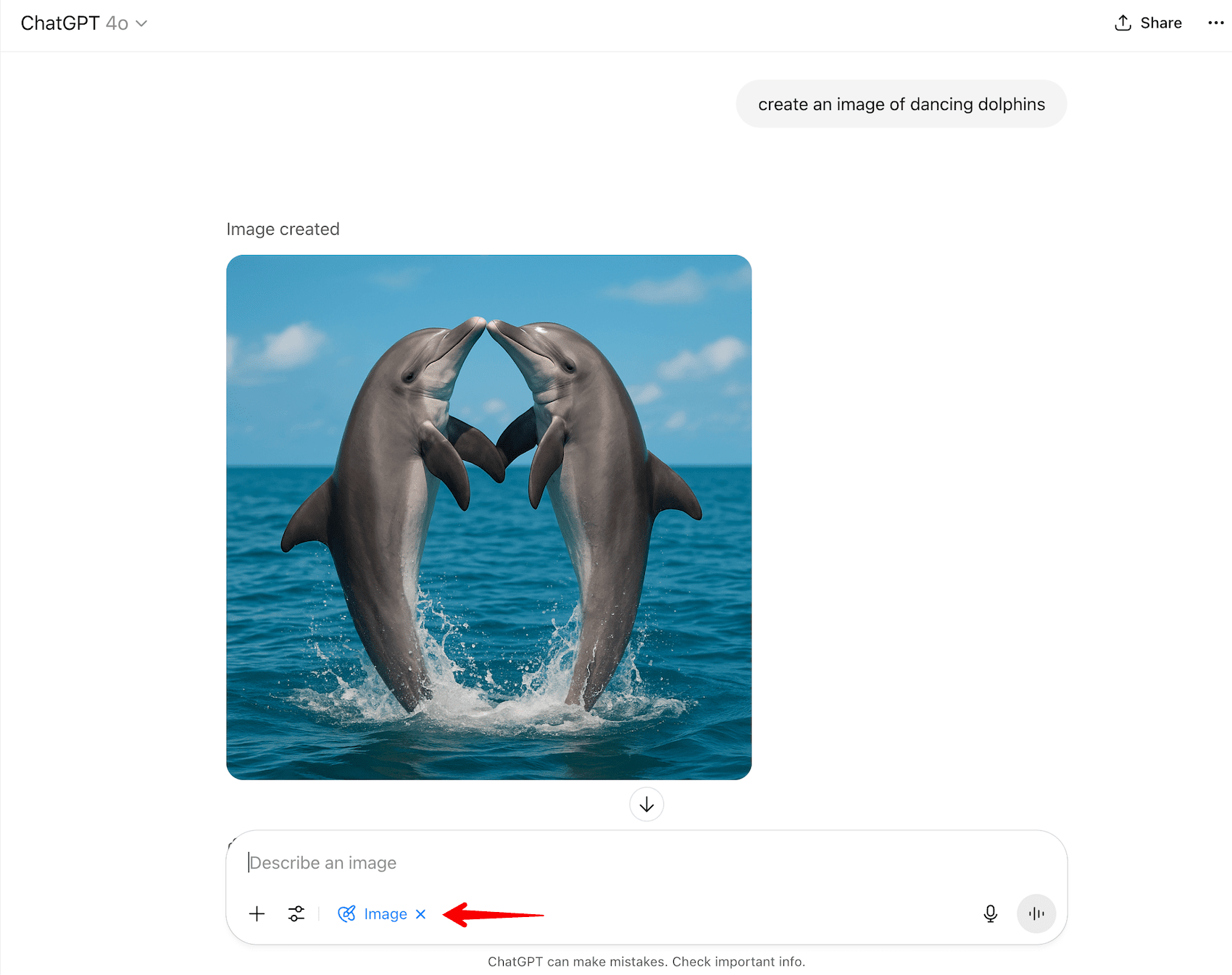 Generating images with ChatGPT