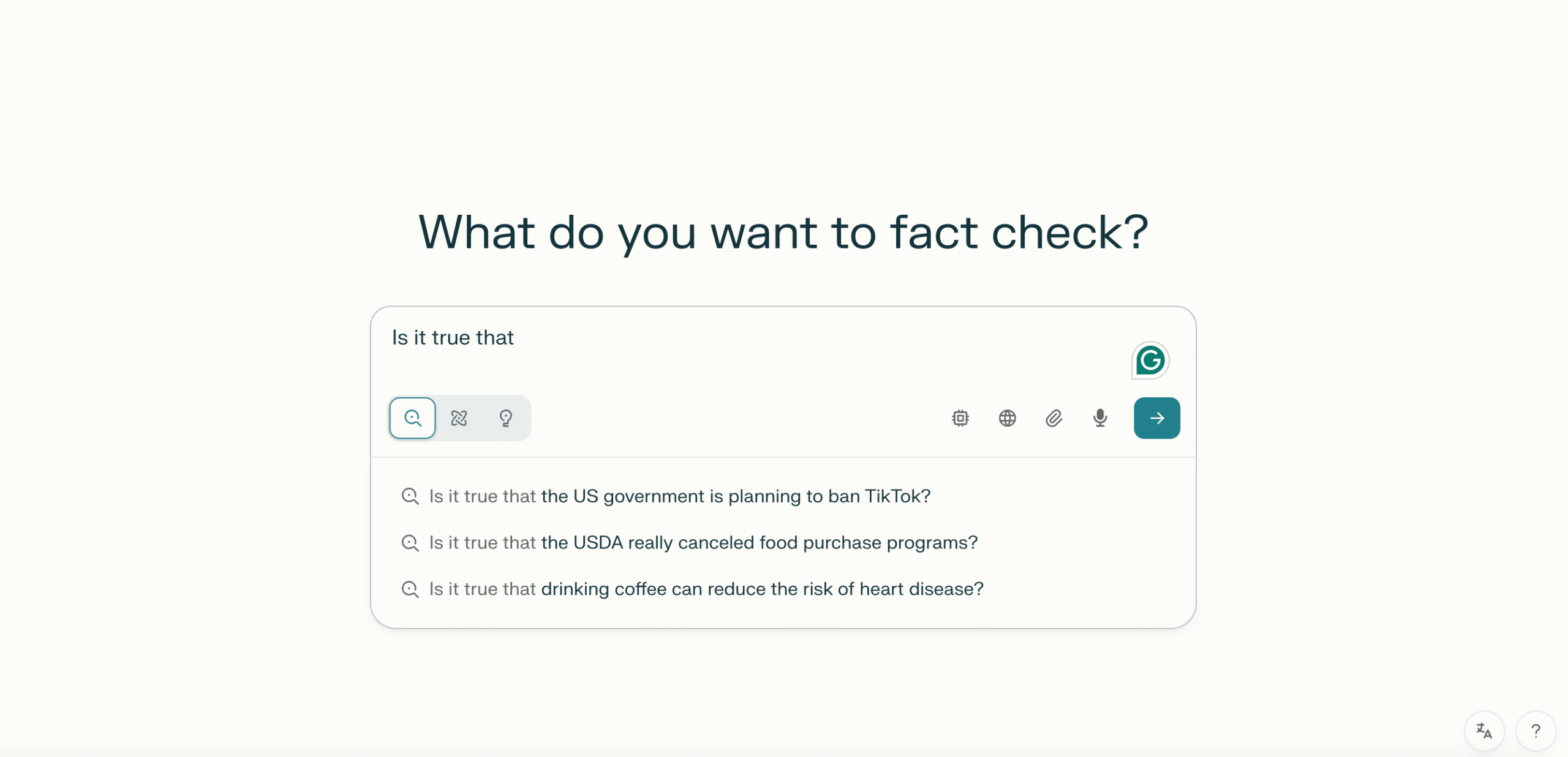Prompt suggestions in Perplexity AI