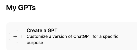 Custom GPT feature
