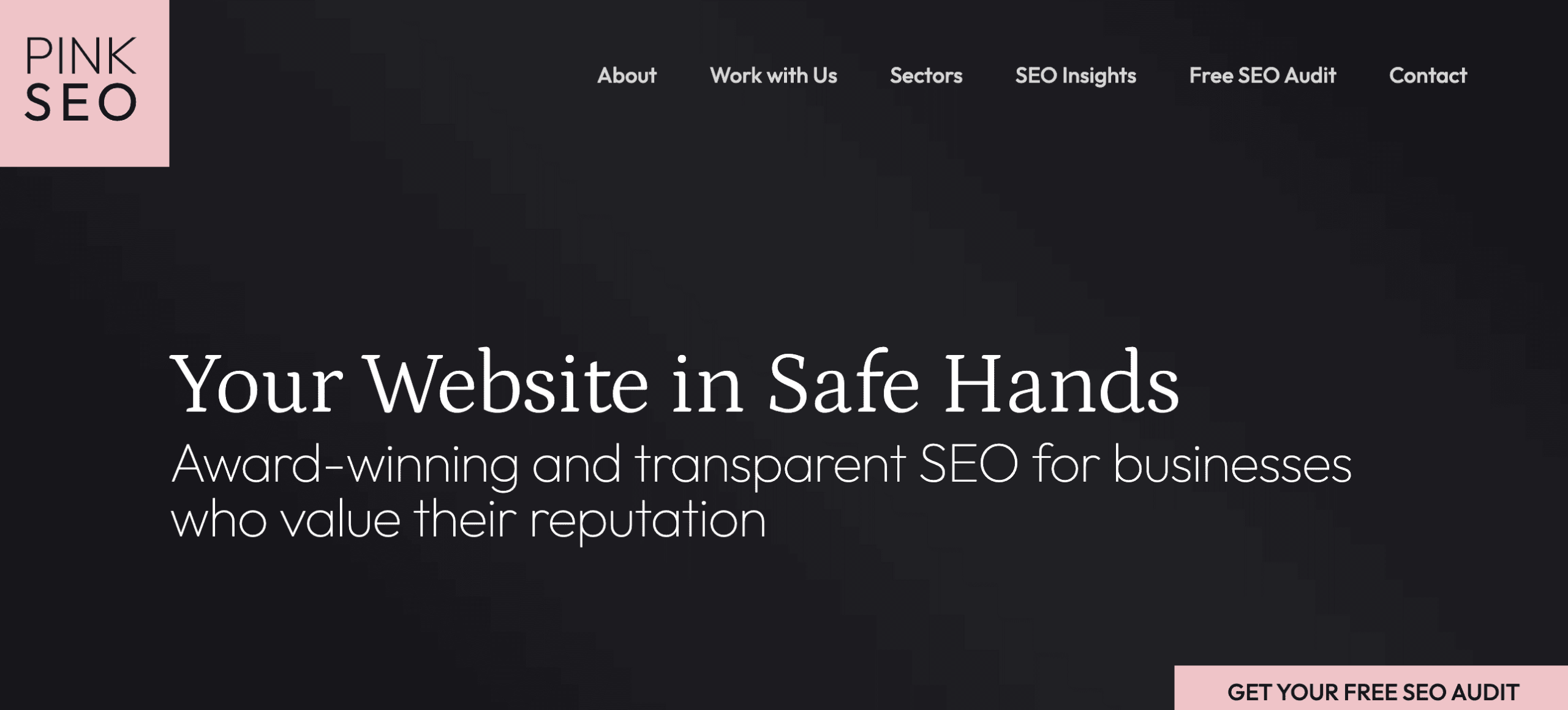 PinkSEO homepage