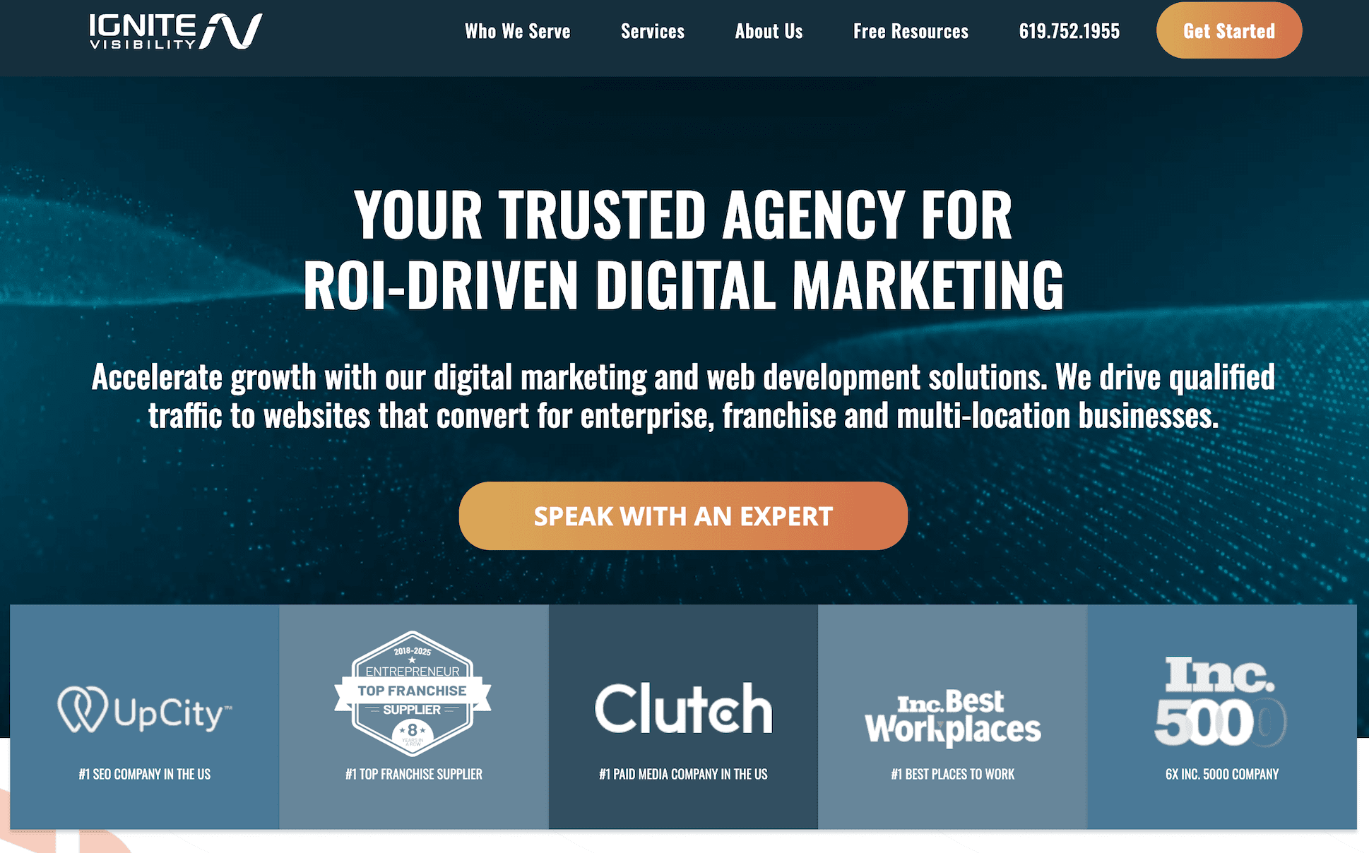 Ignite Visibility website Ignite Visibility site