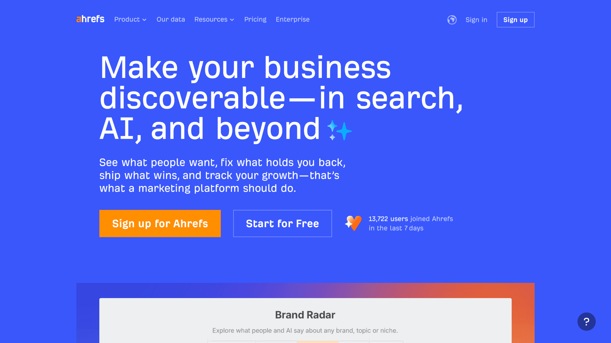 Ahrefs Ahrefs Home Page