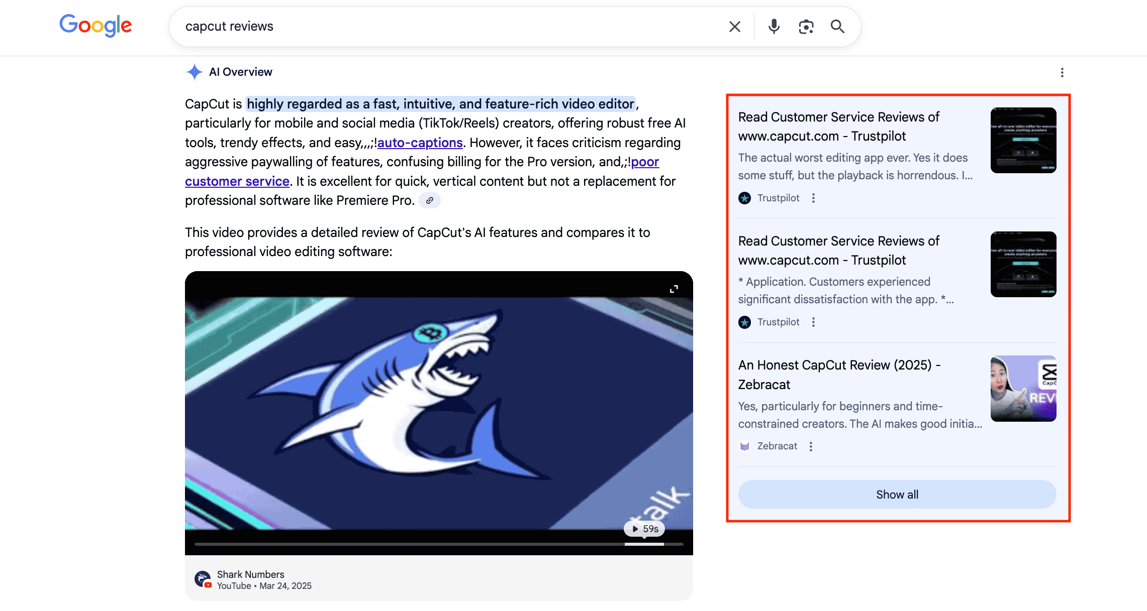 top 3 ai overviews links review platforms in top 3 ai overviews