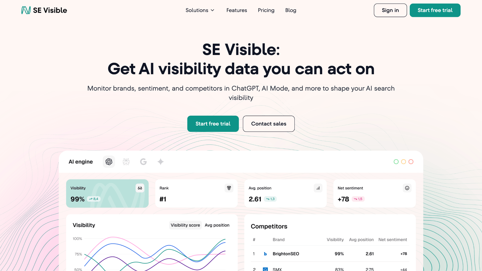 SE Visible SE Visible home page
