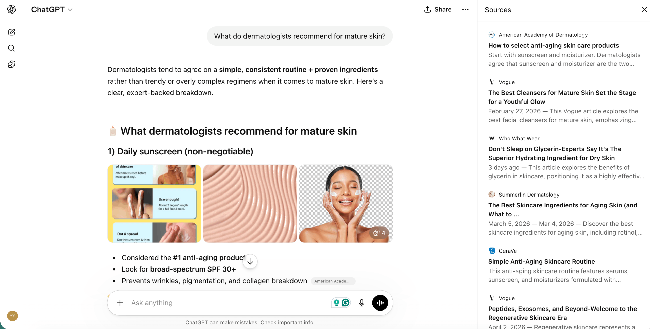 Testing PAA question as a prompt for ChatGPT ChatGPT response to PAA question