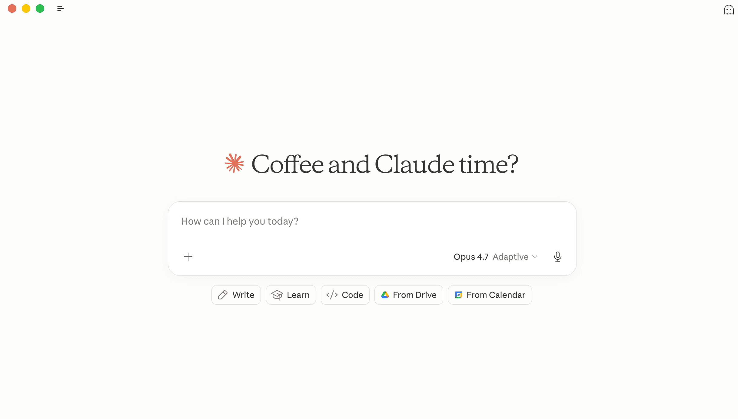 Claude chat interface Claude chat