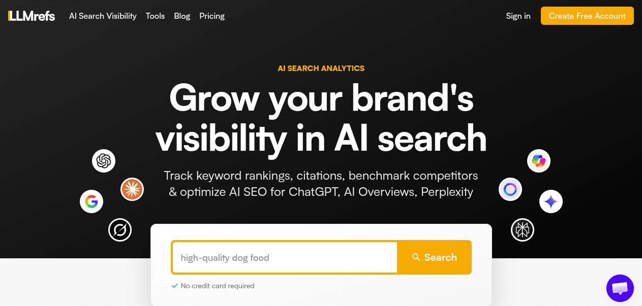 LLMrefs LLMrefs homepage