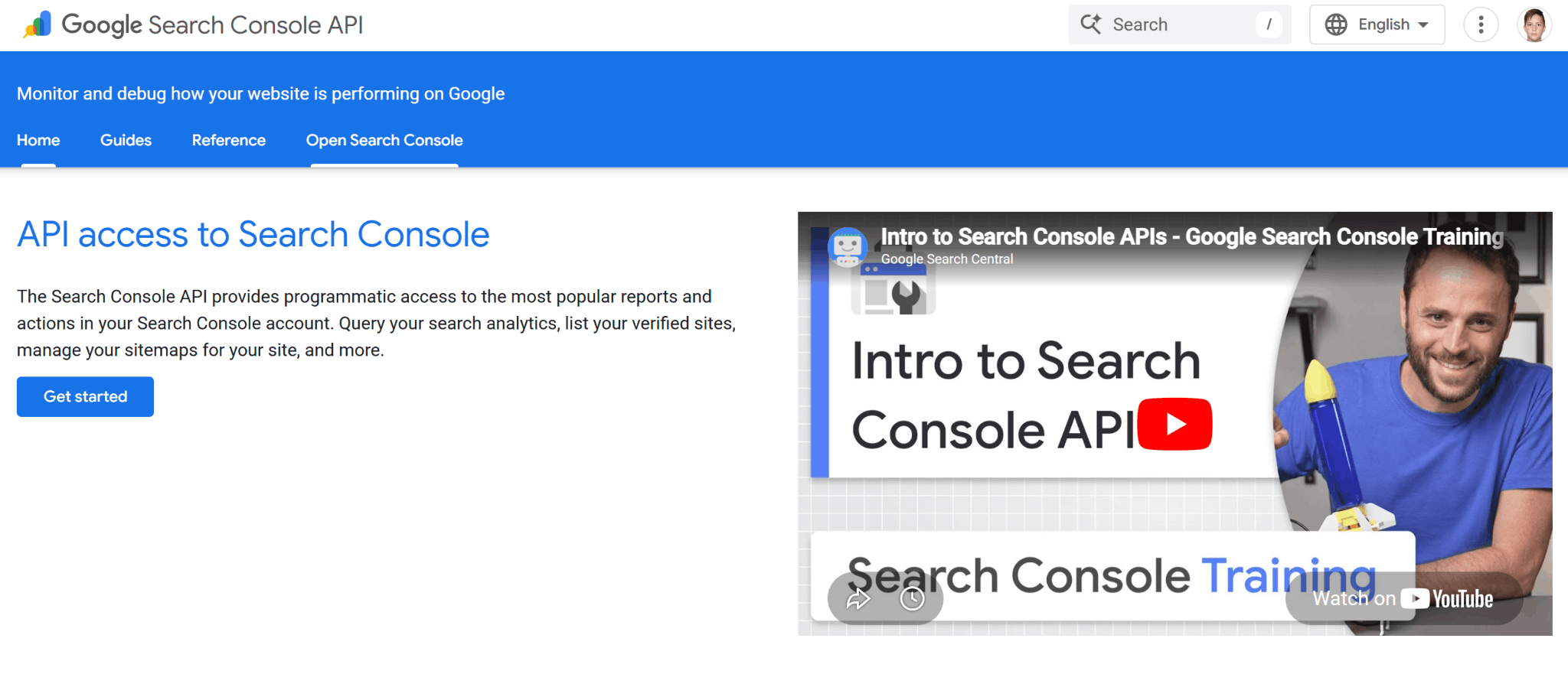 GSC API Google Search Console (GSC) API