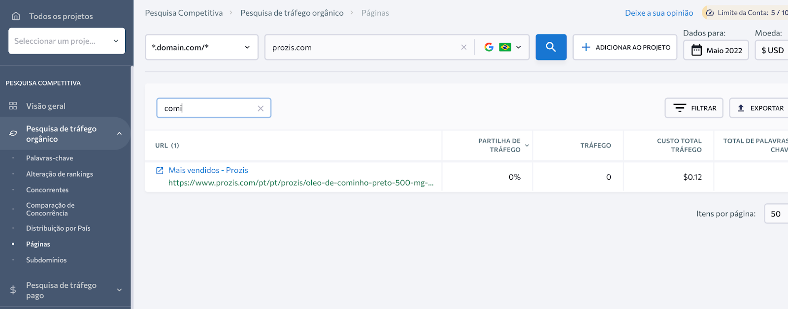 Encontrar páginas para contribuir