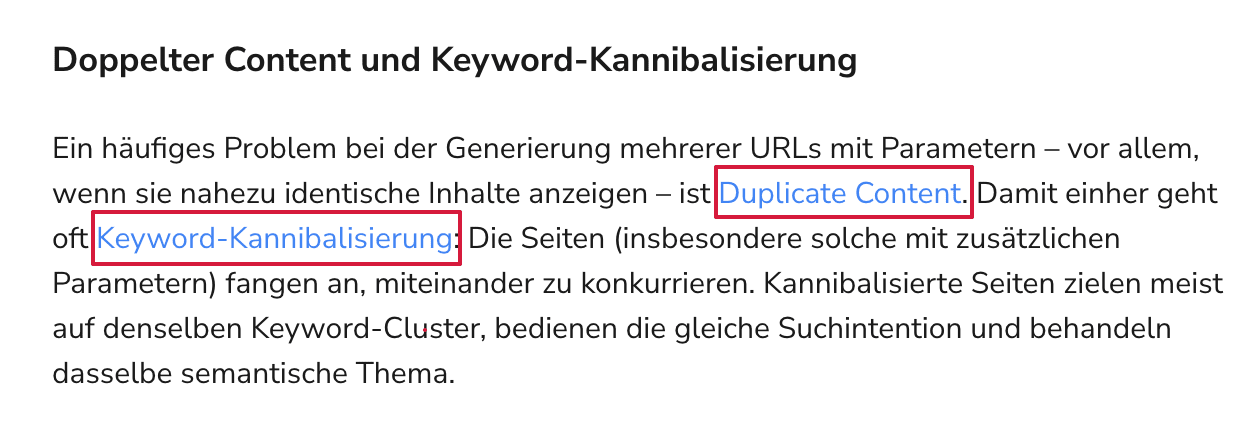 Kontextuelle Links