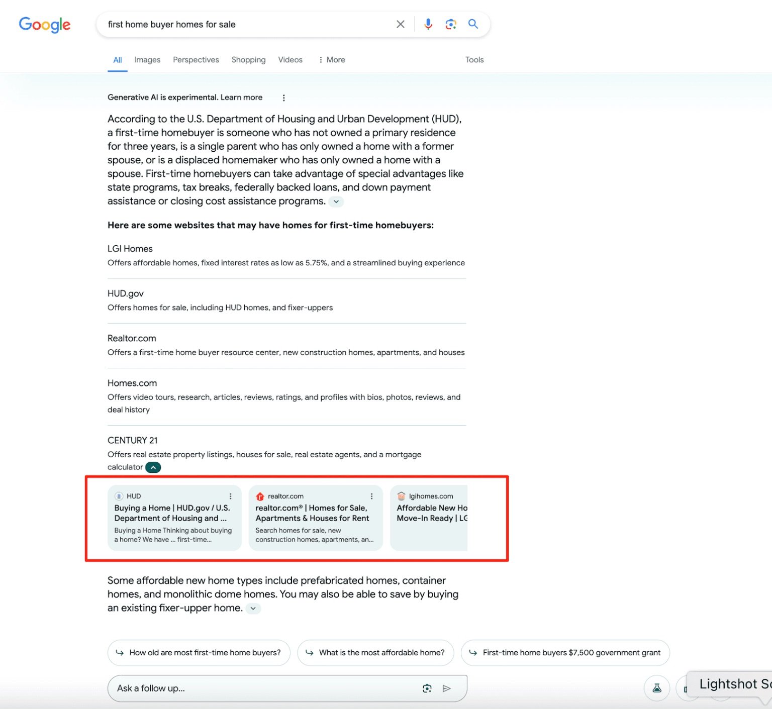 Link-Karten in SGE (Januar 2024)
