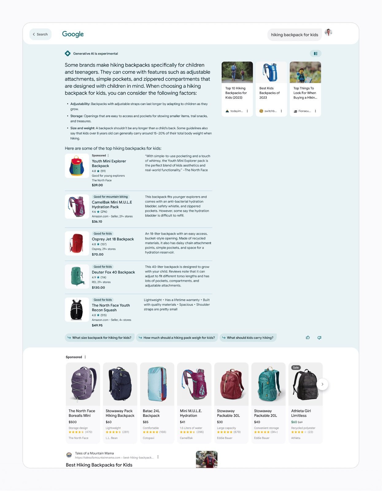 Shopping-Ergebnisse in SGE