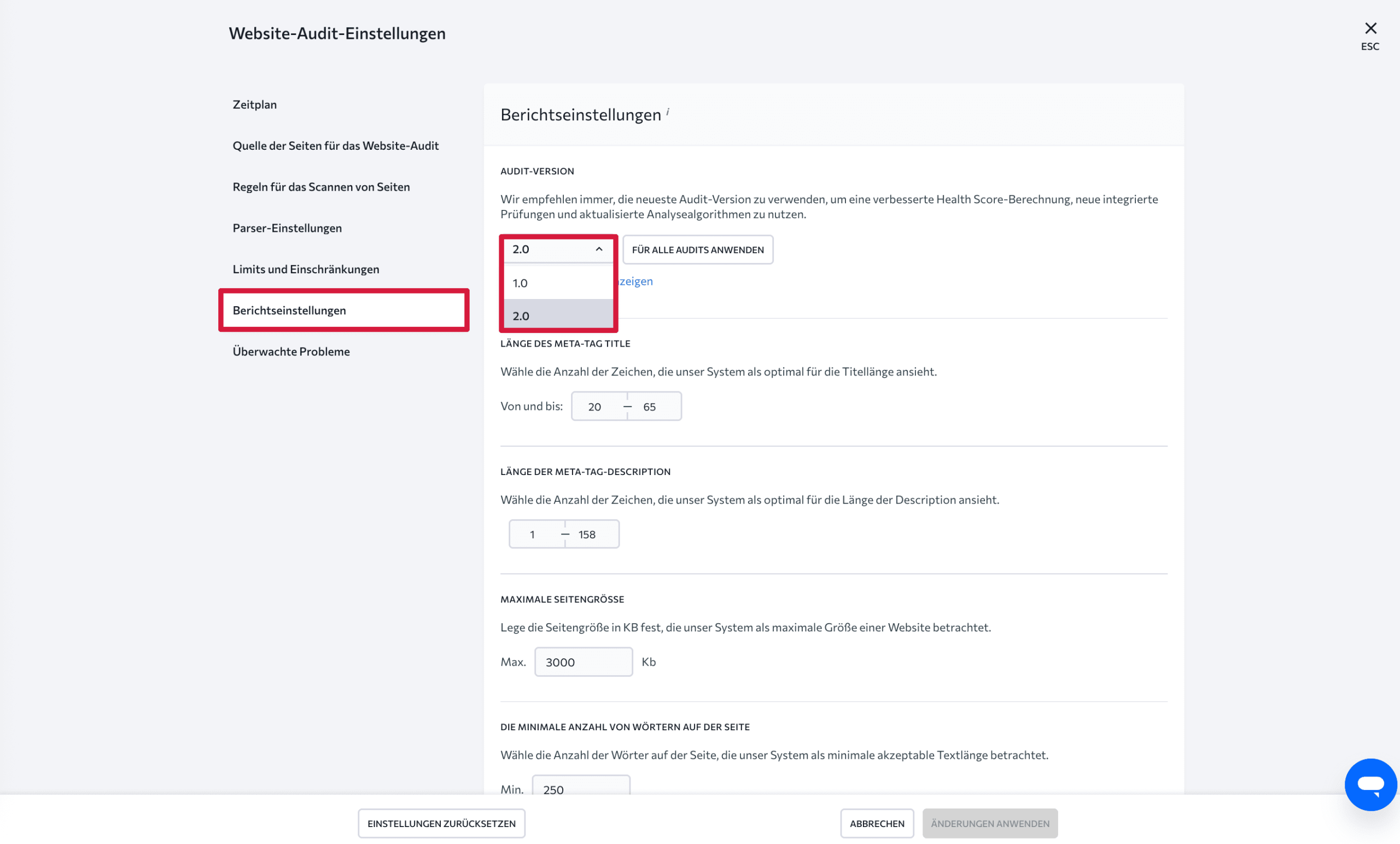 Website-Audit 2.0