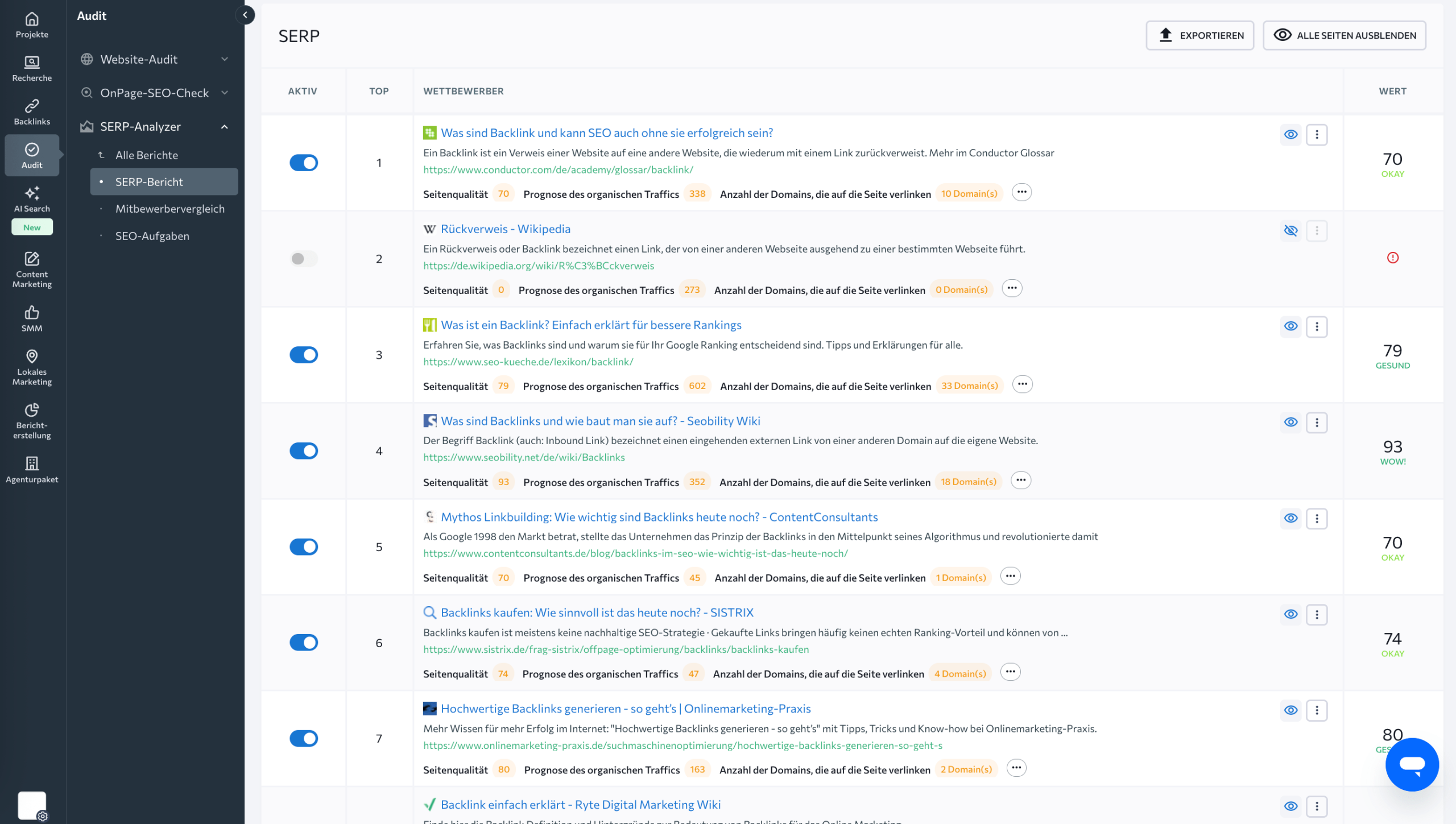 SERP-Analyzer