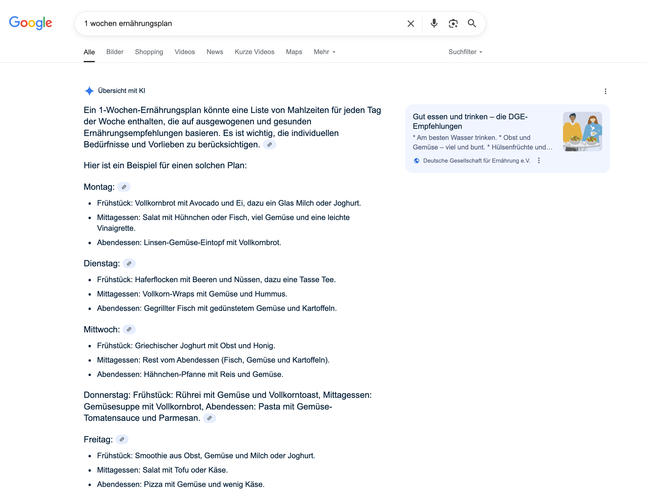 AI Overviews in Google