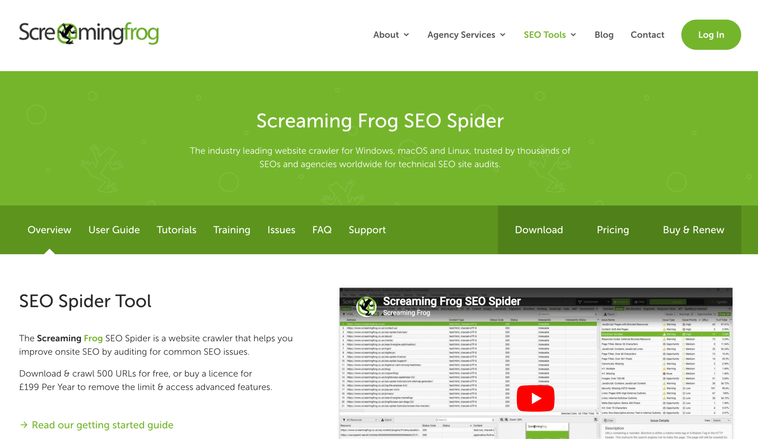 Screaming Frog Website Screaming Frog SEO Spider