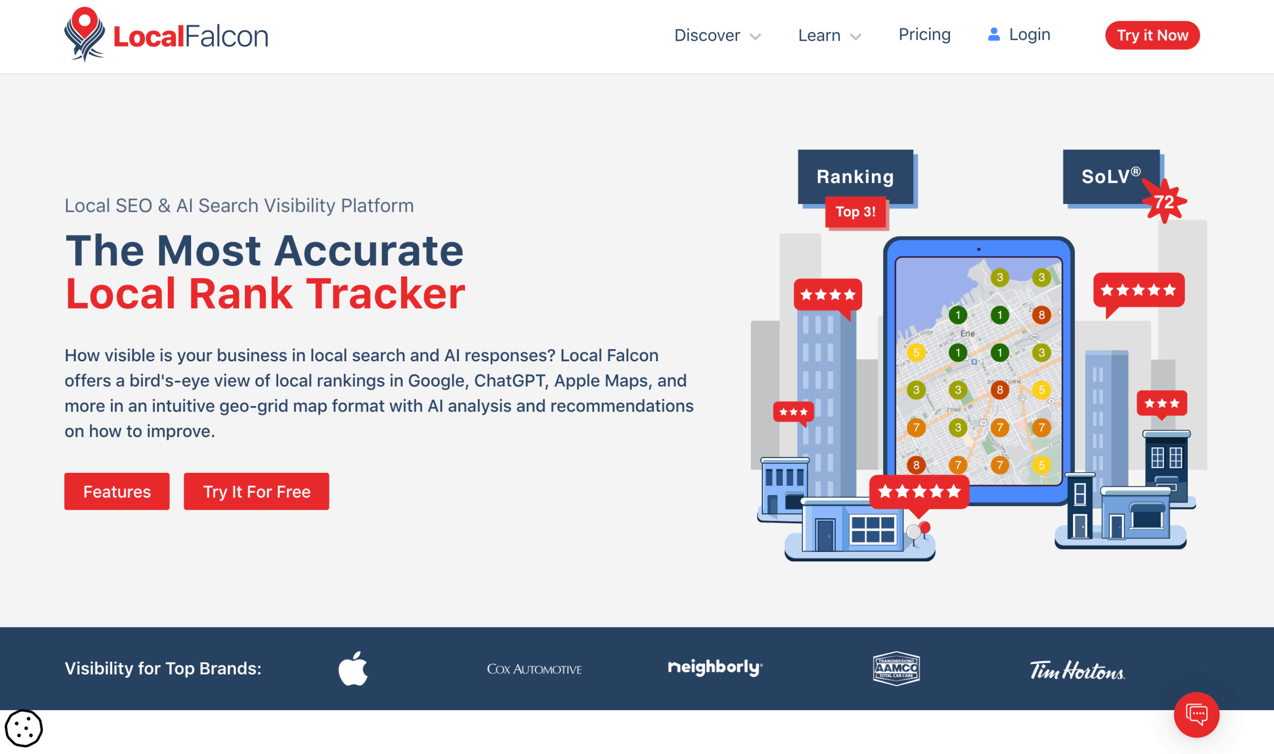 Local-SEO-Tool von Local Falcon Local Falcon Local-SEO-Tool