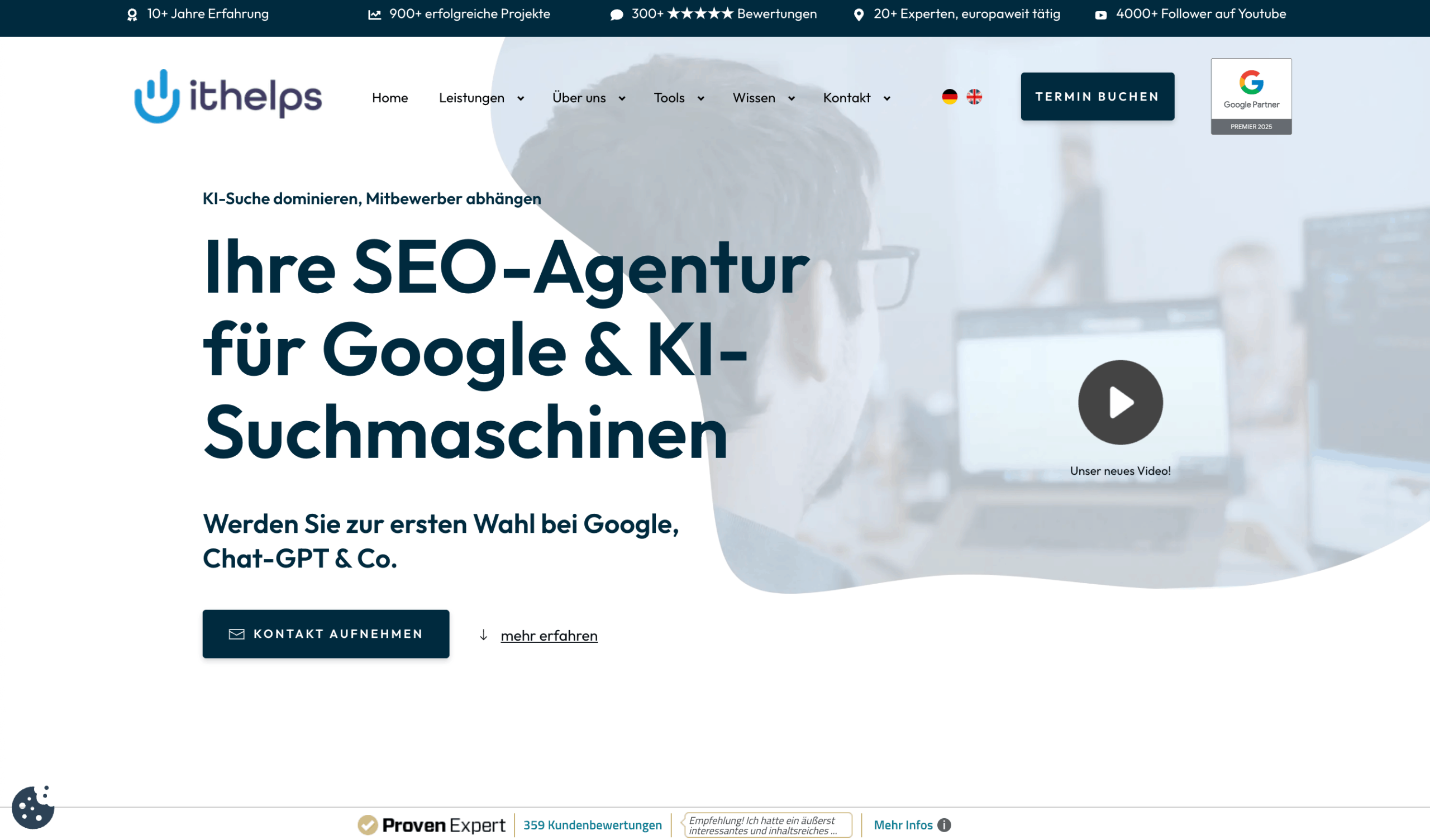 Website von ithelps.digital Startseite von ithelps.digital