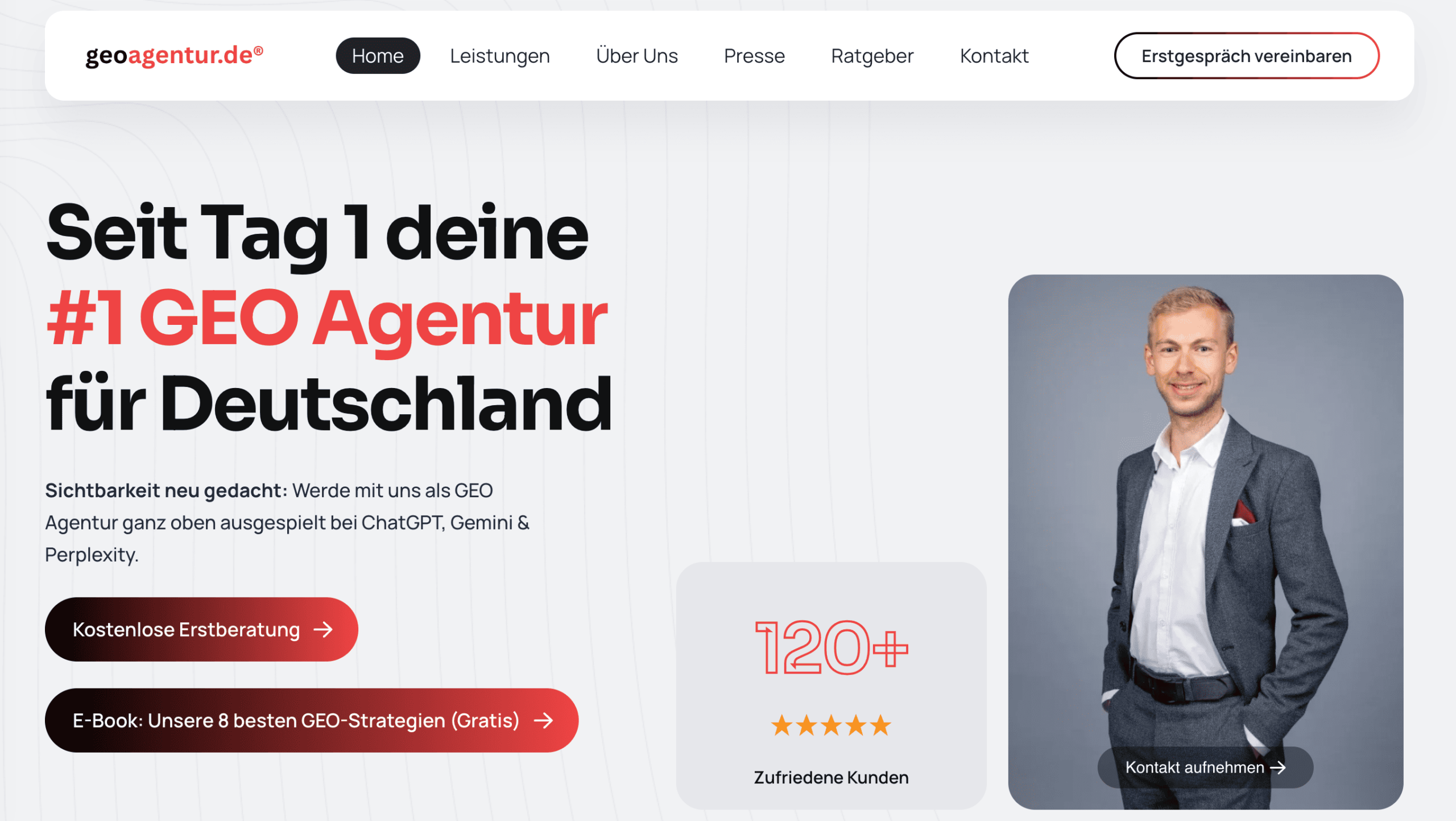 geoagentur.de® Screenshot der geoagentur.de® Startseite