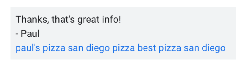 Unnatürlich platzierte Backlinks Unnatürlich platzierte Links