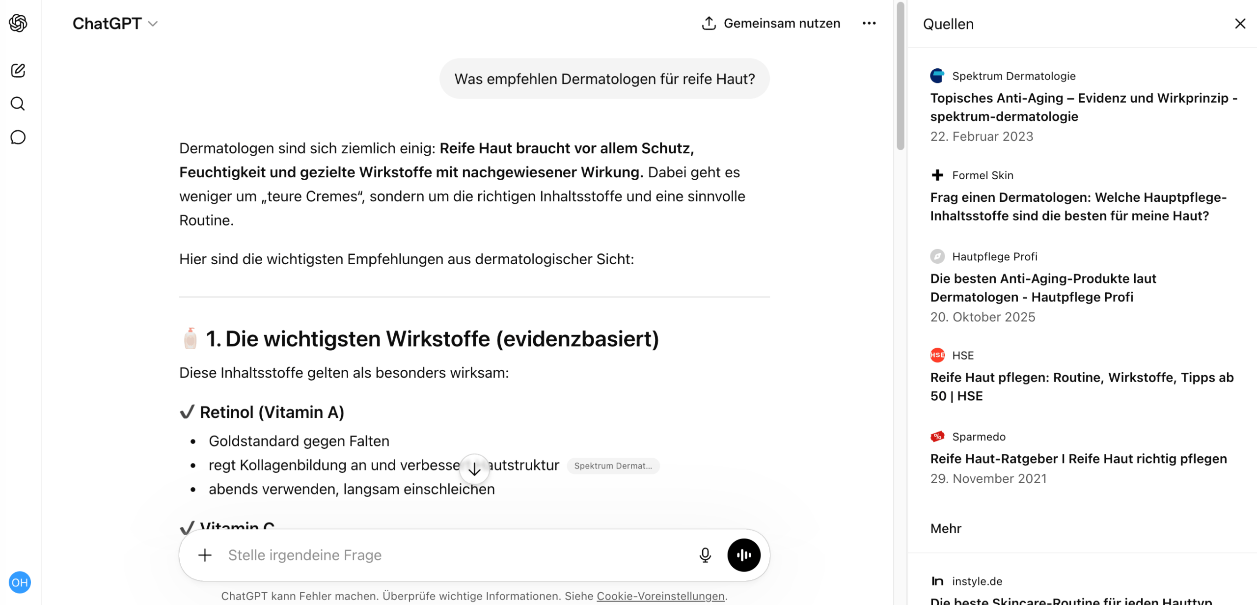 PAA-Frage als Prompt testen PAA-Frage als Prompt für ChatGPT testen