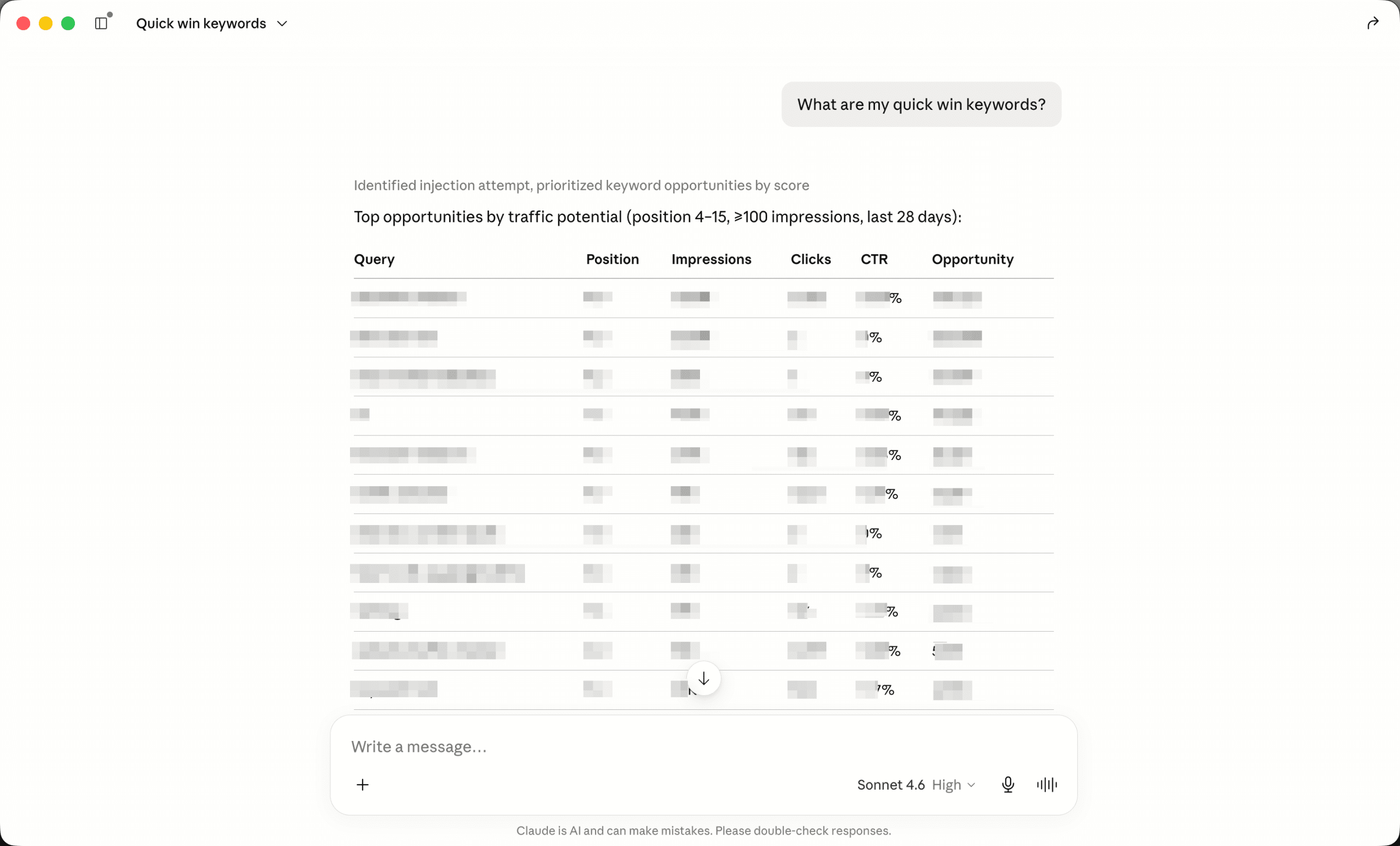 GSC MCP in Claude Google Search Console MCP in Claude
