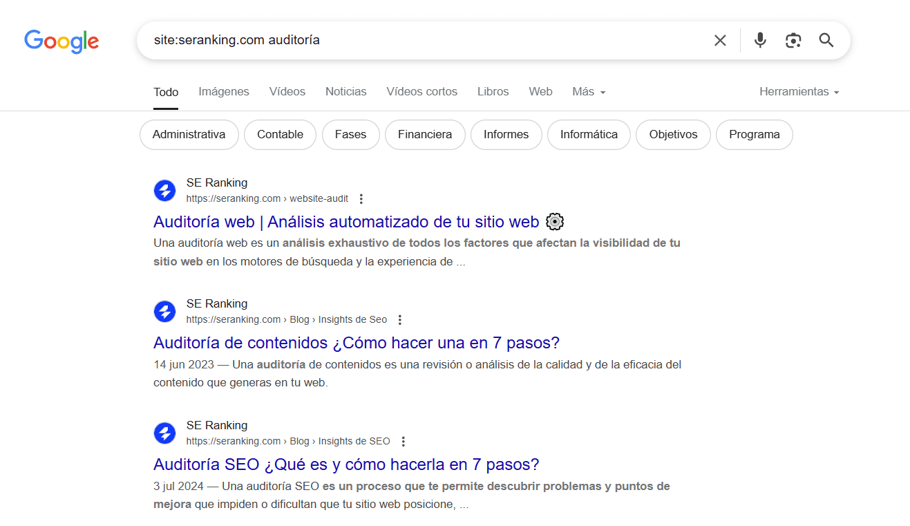 site:seranking.com auditoría