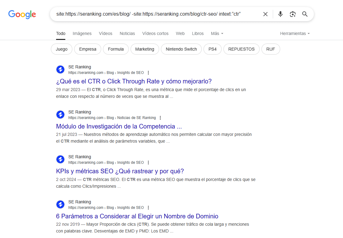 site:https://seranking.com/es/blog/ -site:https://seranking.com/blog/ctr-seo/ intext:"ctr"