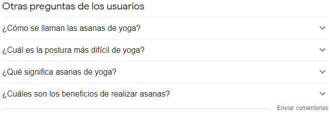 Otras preguntas de usuarios