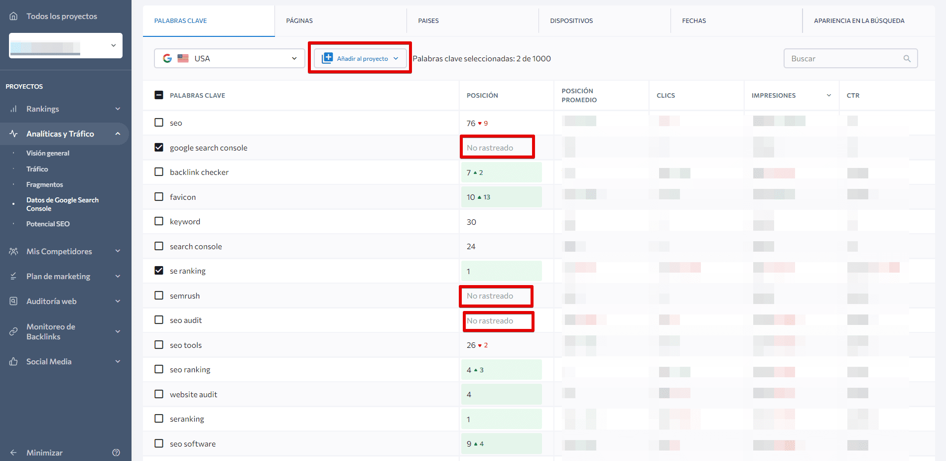20 cosas que puedes hacer con SE Ranking