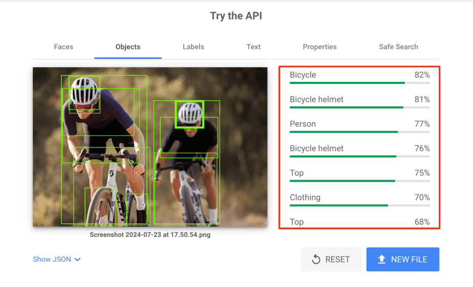 Herramienta Vision AI