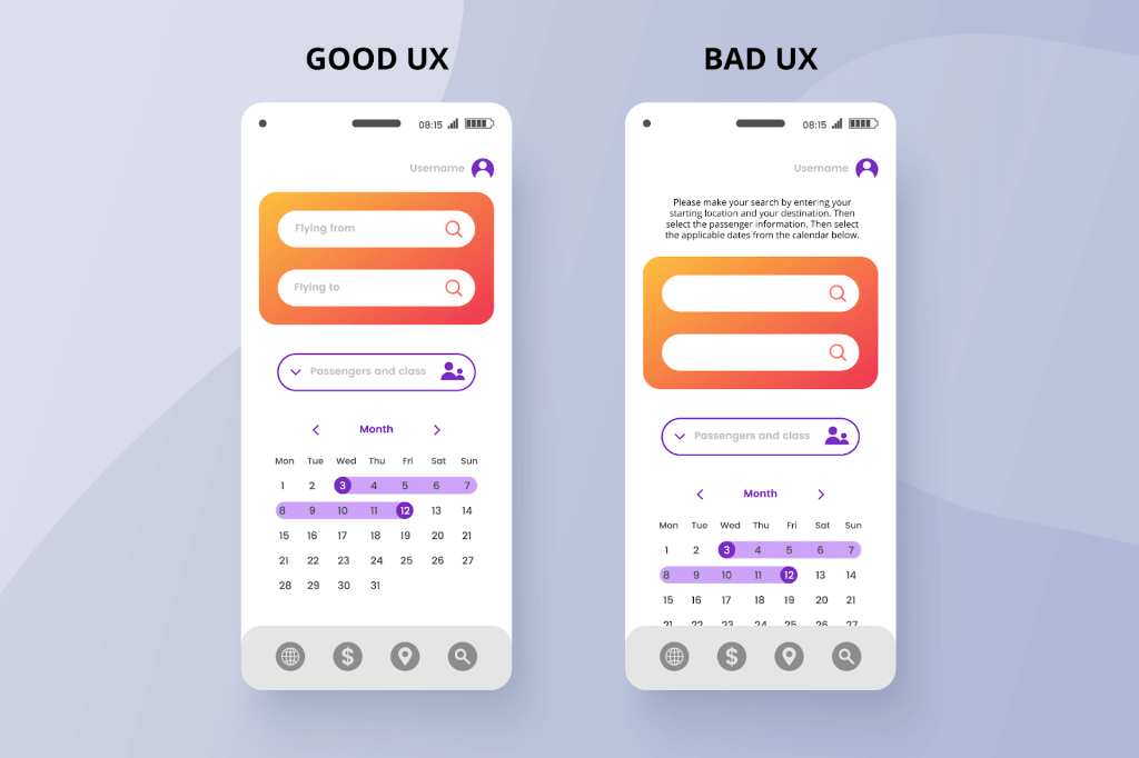 Buena y mala UX 